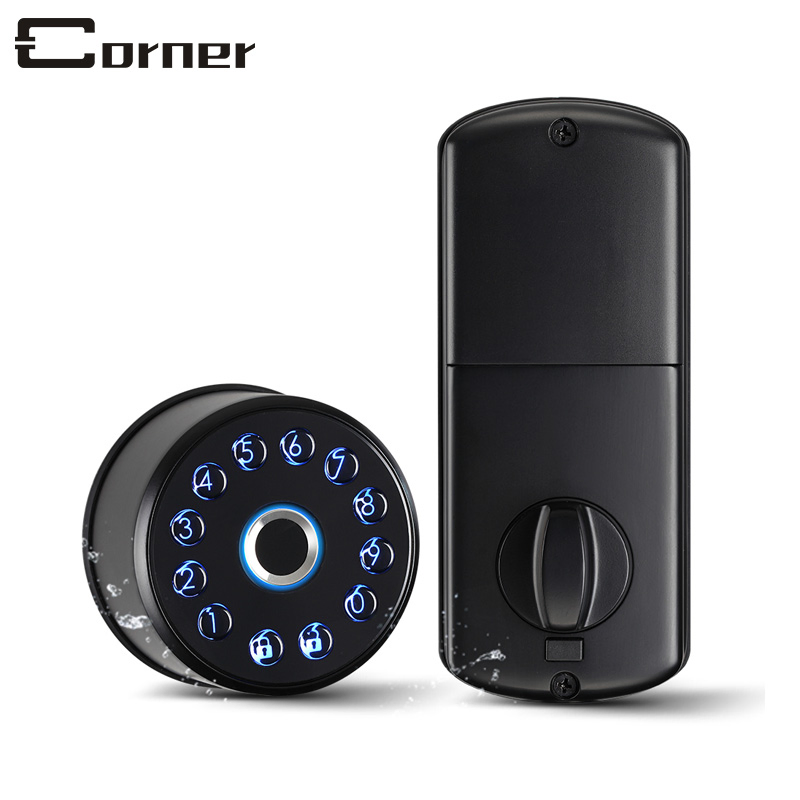 Multiple Unlock Mobile APP Control Bluetooth WiFi Remote Digital Secure Electronic Smart Door Lock