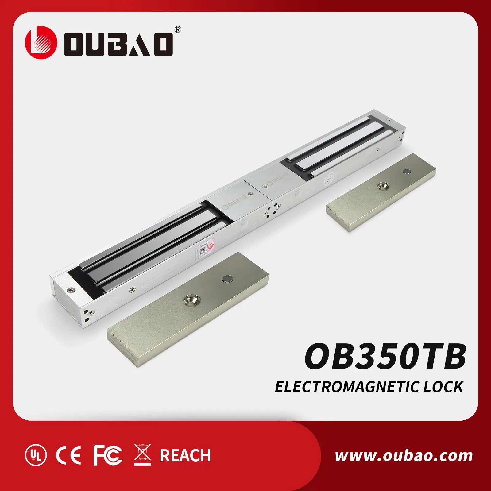 350kg Double Doo Mute Electromagnetic Lock Cabinet Sliding Strike Electric Magnetic Door Lock