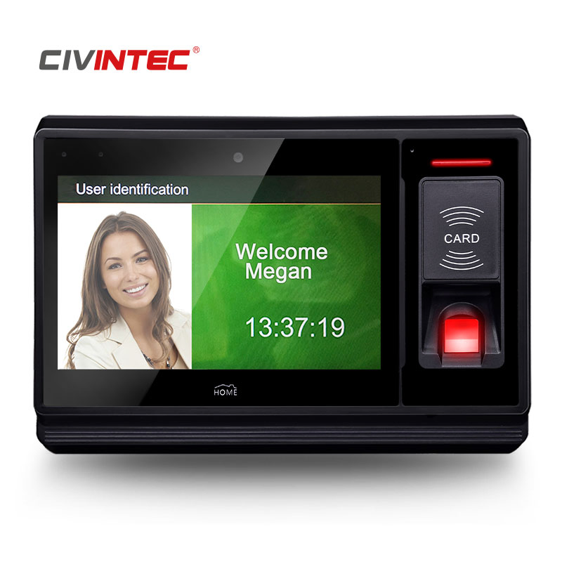 Linux Cloud Wiegand Biometric Time Attendance Machine RFID Door Access Control System with Camera