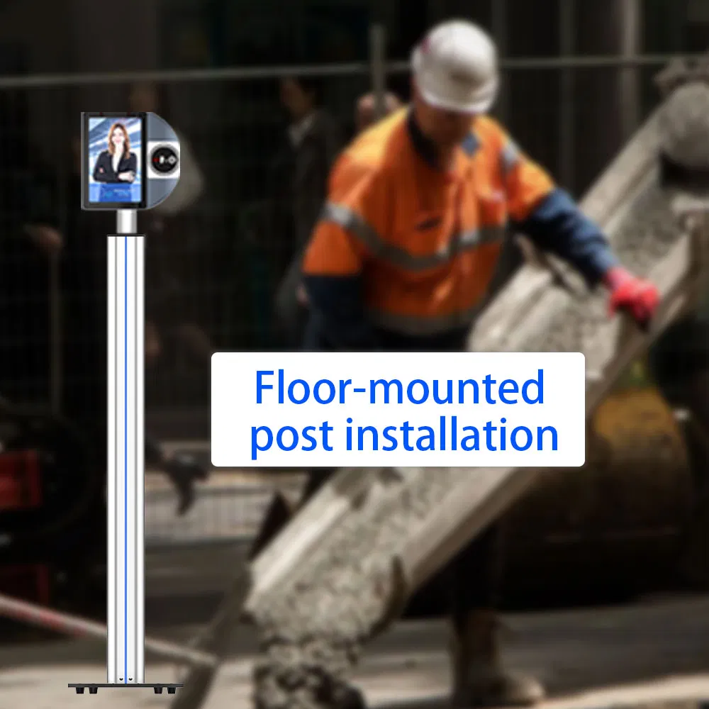 Alcohol Detection Access Control System 5mg/100ml High Sensitivity Biometric Access Control Terminal 8-Inch Aluminum Alloy Case Attendance Machine