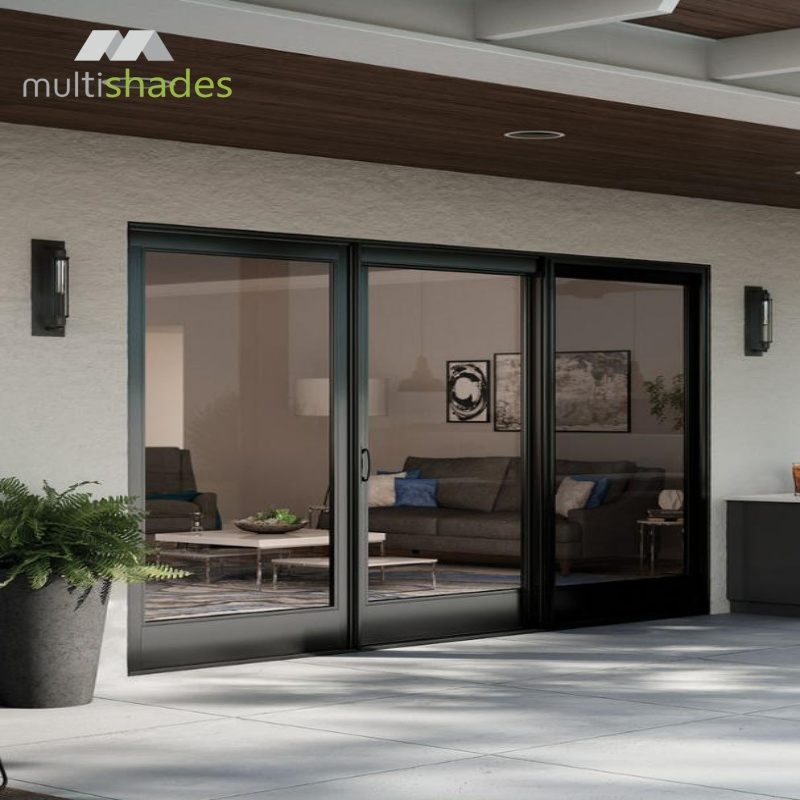 Secure Building Material Door High-Performance Security Door Sliding Door Stylish Aluminium Sliding Door Featuring Easy Smart Opening System