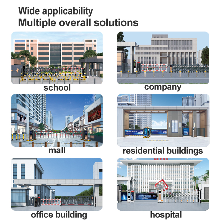 Smart Parking Lot System Gate Arm Office Building Factory Traffic Security Access Control Advertising Barrier Gate