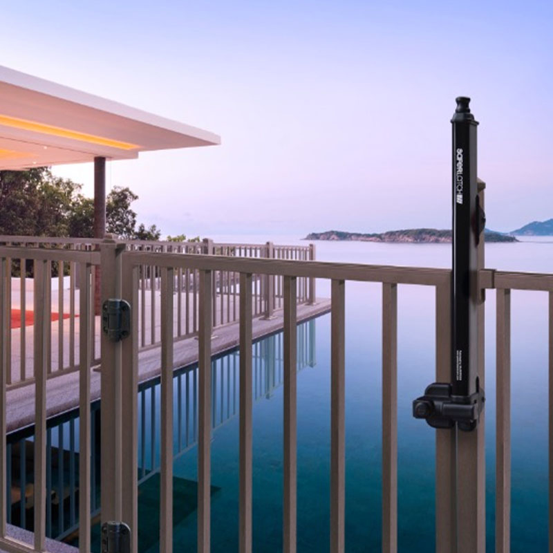 Magnetic Trilatch Key Lockable Swimming Fence Lock Sliding Door Locks Security Door Lock