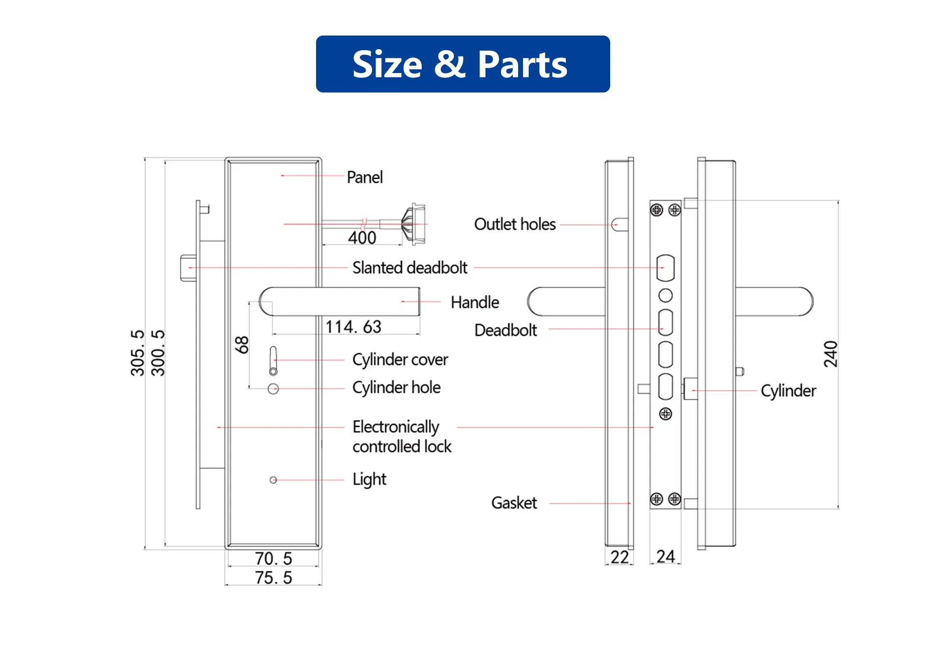 Flexible Authorization Remote Control Real-Time Monitoring Multifunction Smart Door Lock