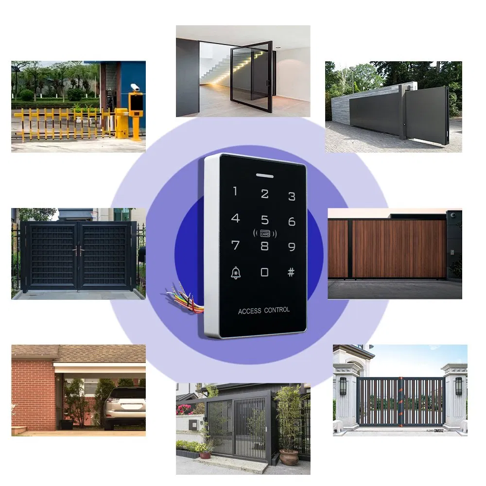 Outdoor Access Control System IP67 Waterproof RFID Keypad NFC Electric Magnetic Lock Strike Locks Touch Door Opener System