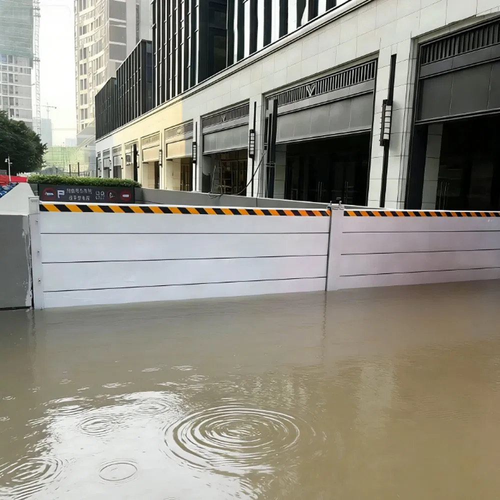 Flood Control Barrier Adjustable Height Aluminum System for Perimeter Storm Water Protection