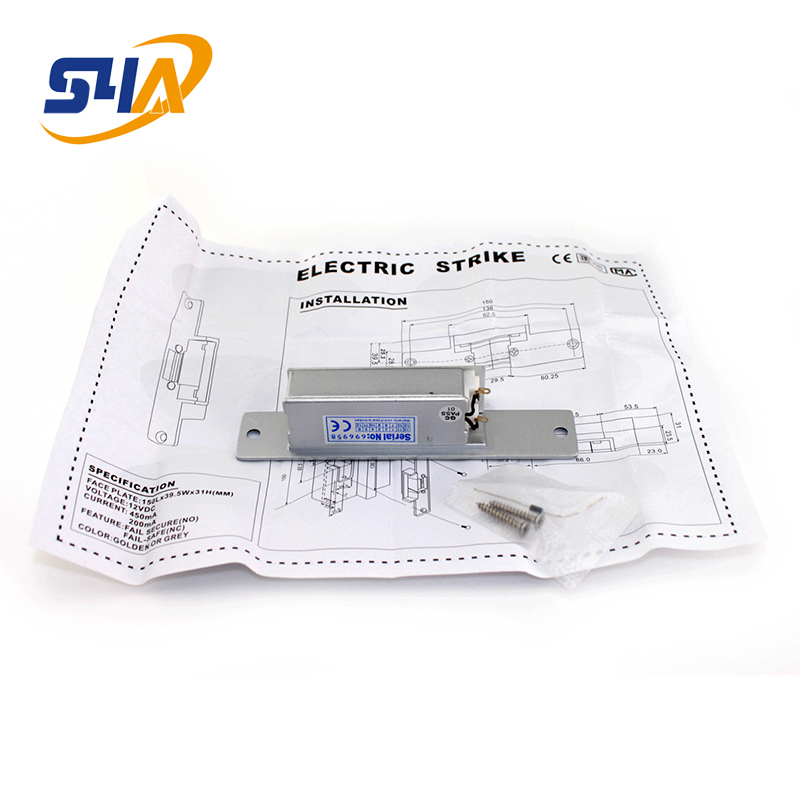 S4a Standard-Type Electric Strike Lock DC12V Cathode Lock for Access Control System