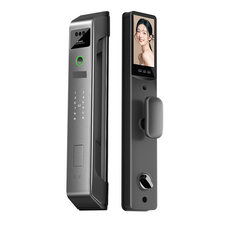 Facial Recognition Smart Door Lock Password Lock Fingerprint Lock Intercom Intelligent Lock