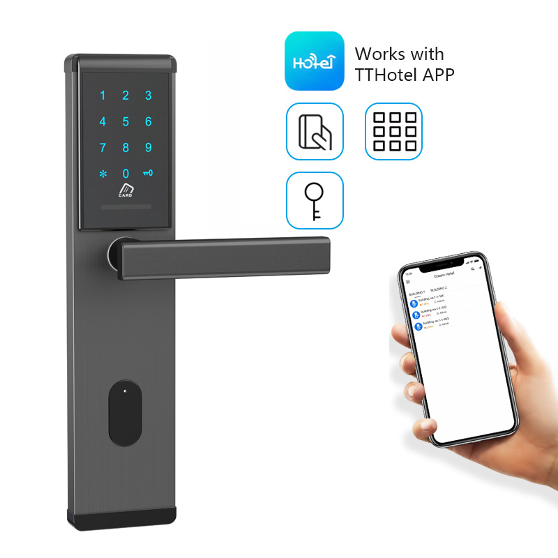 Tthotel Online Cloud Wooden Door Lock System for Smart Hotel