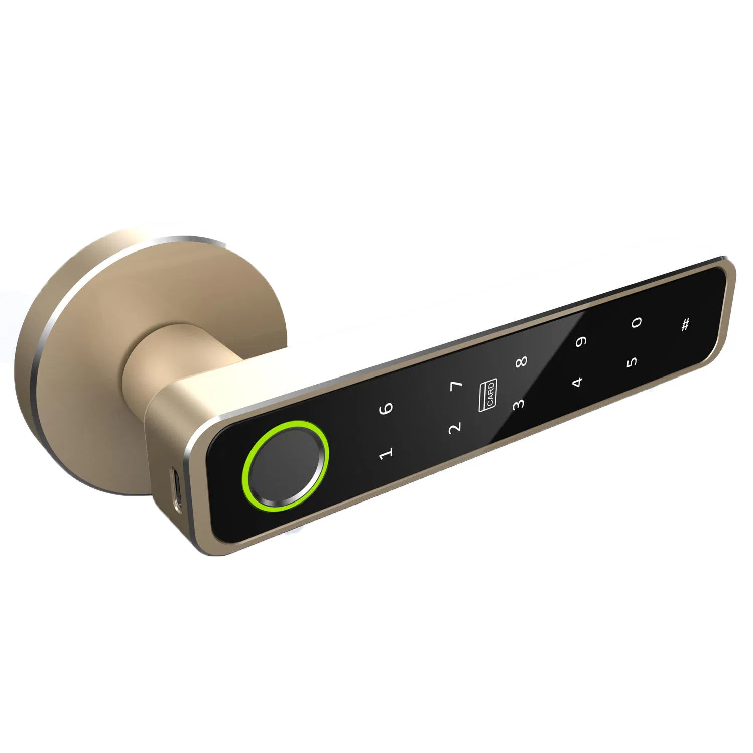 Ttlock APP Password Card Fingerprint Keyless Smart Electronic Biometric Handle Door Lock