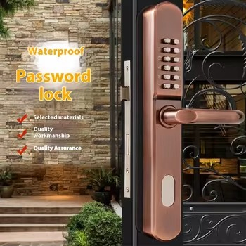 Waterproof Password Mechanical Combination Password Courtyard Gate Door Lock for Outdoor