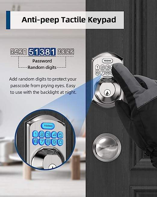 Kaiying Home Apartment Smart Lock Door Handle Password Unlock Electronic Lock Door Knob Lock Code Lockfingerprint Lock