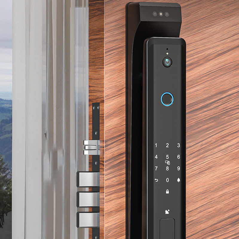 Safety Lock for Sliding Aluminum Door Electric Fingerprint Password Card Smart Lock