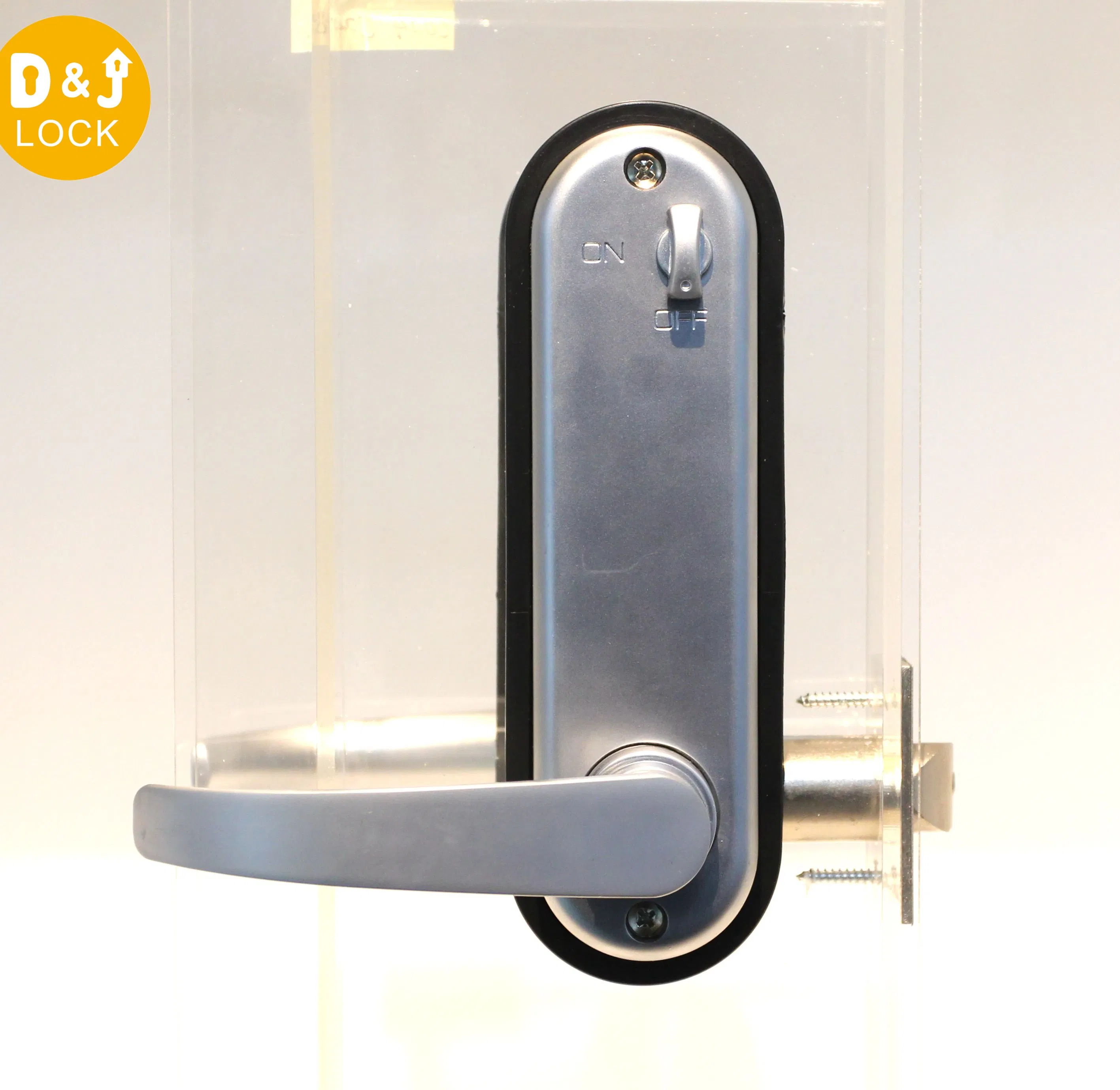 Industrial Keyless Push Button Lock - Heavy Duty Mechanical Door Handle Lock