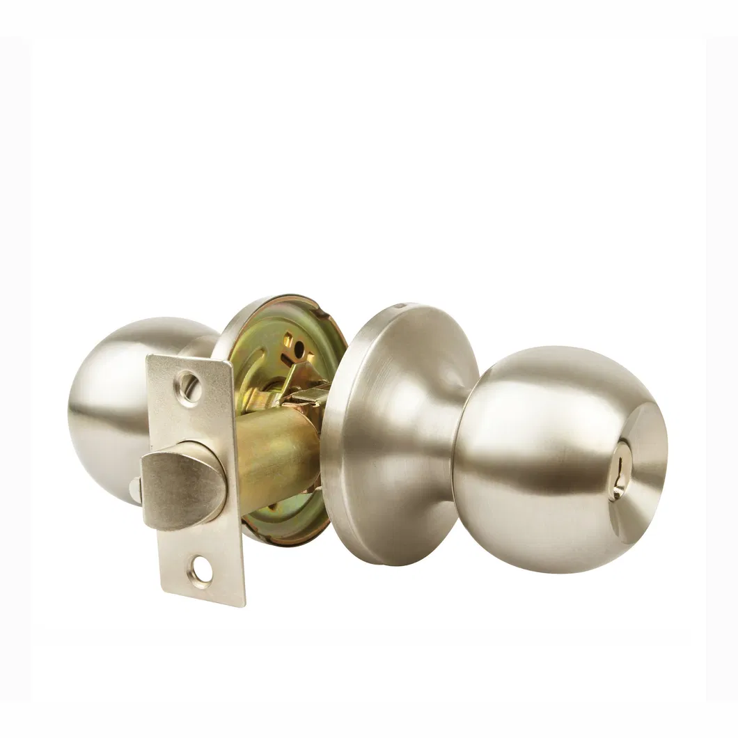 Round Cylindrical Knob Door Lock 3