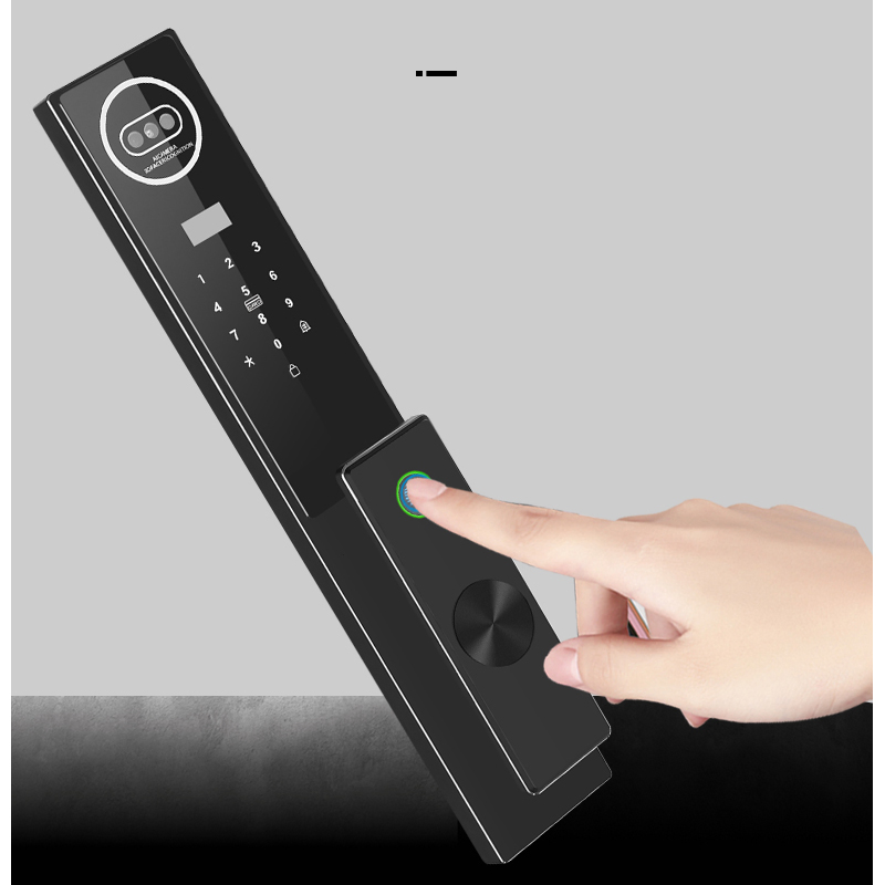 CNC Precision Carving 3D Face Recognition Smart Door Lock