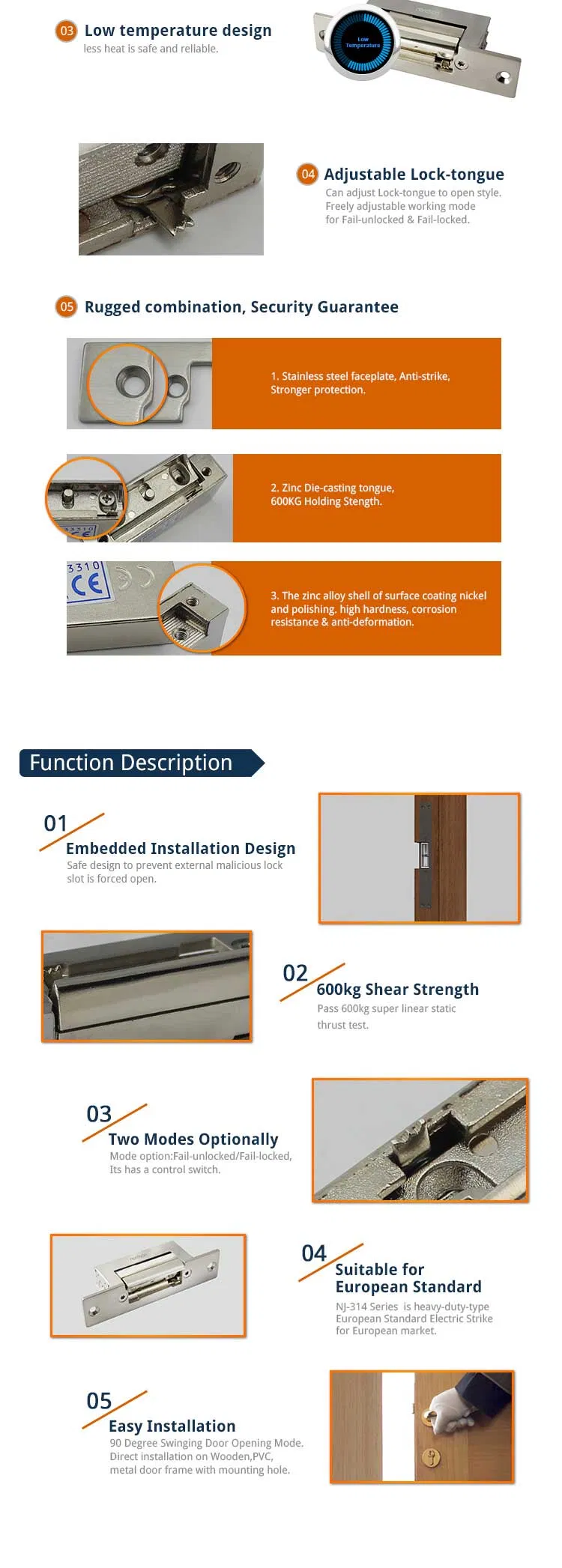 Electric Strike Door Lock View 2