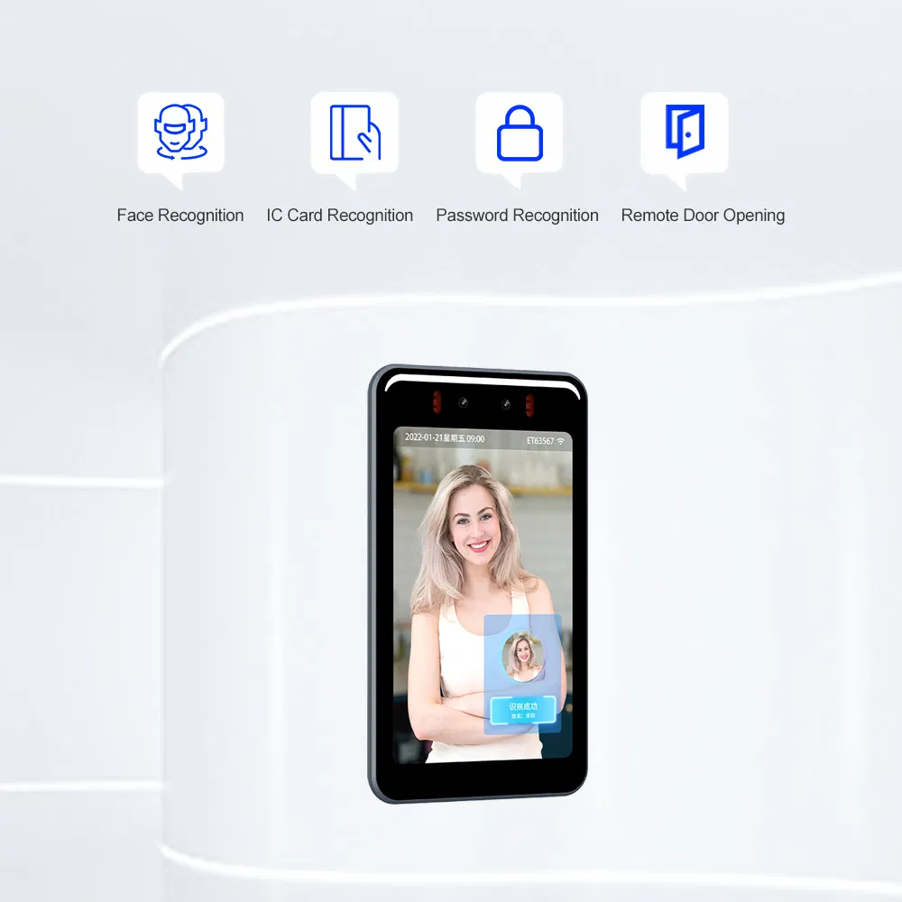 High Accuracy Facial Recognition Device Biometric Access Control System Integration Attendance Machine Face Recognition for Staff Room