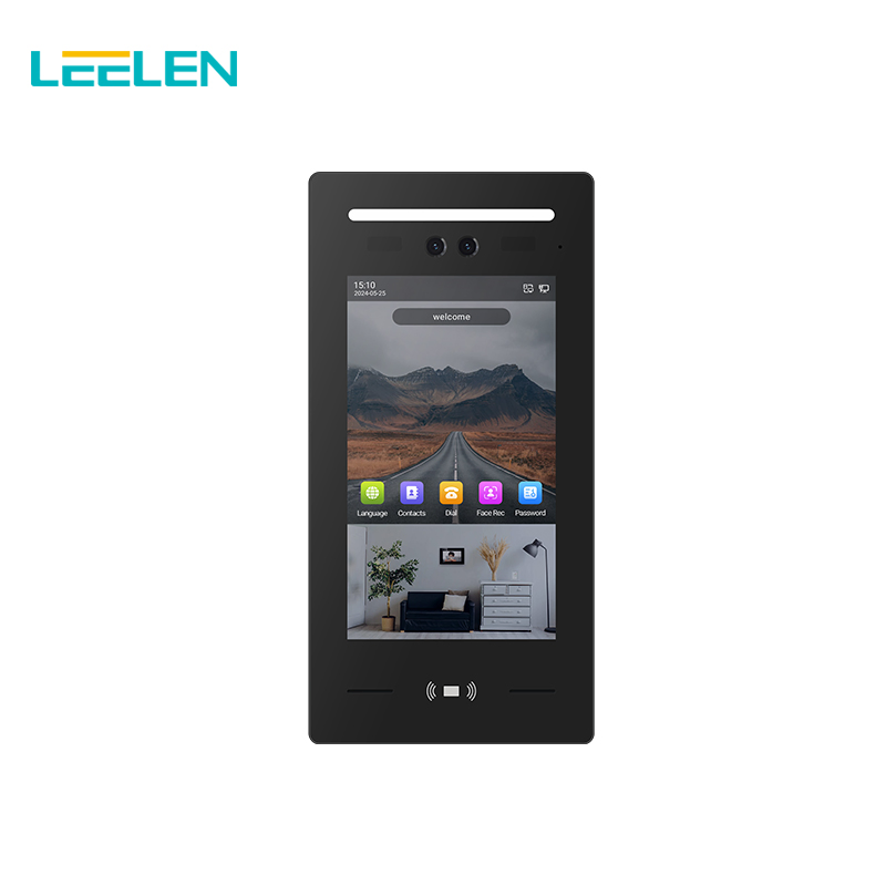 Leelen 10.1 Inch HD Touch Screen Security Multi Apartment SIP Smart Building Video IP Entry Door Intercom System
