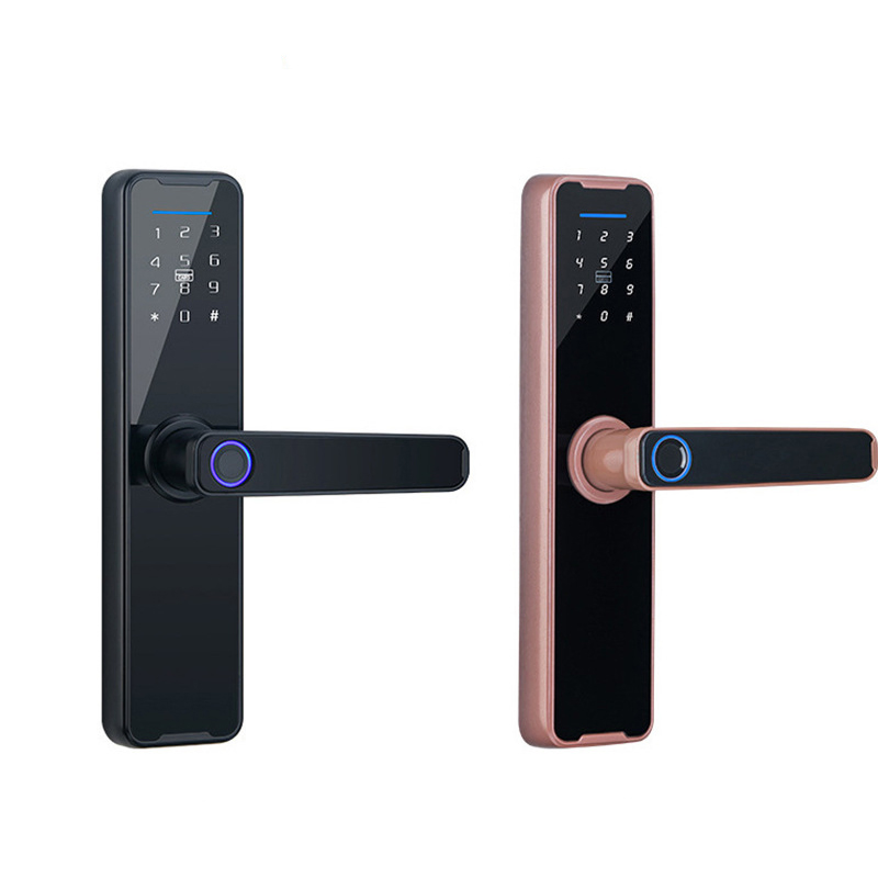 Factory Price WiFi Smart Lock Fingerprint Password Code Card Tuya Ttlock APP Remote Control Finger Print Door Lock