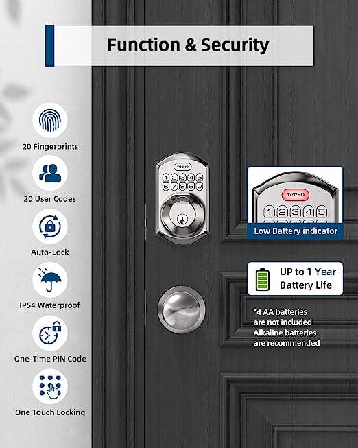 Kaiying Home Apartment Smart Lock Door Handle Password Unlock Electronic Lock Door Knob Lock Code Lockfingerprint Lock