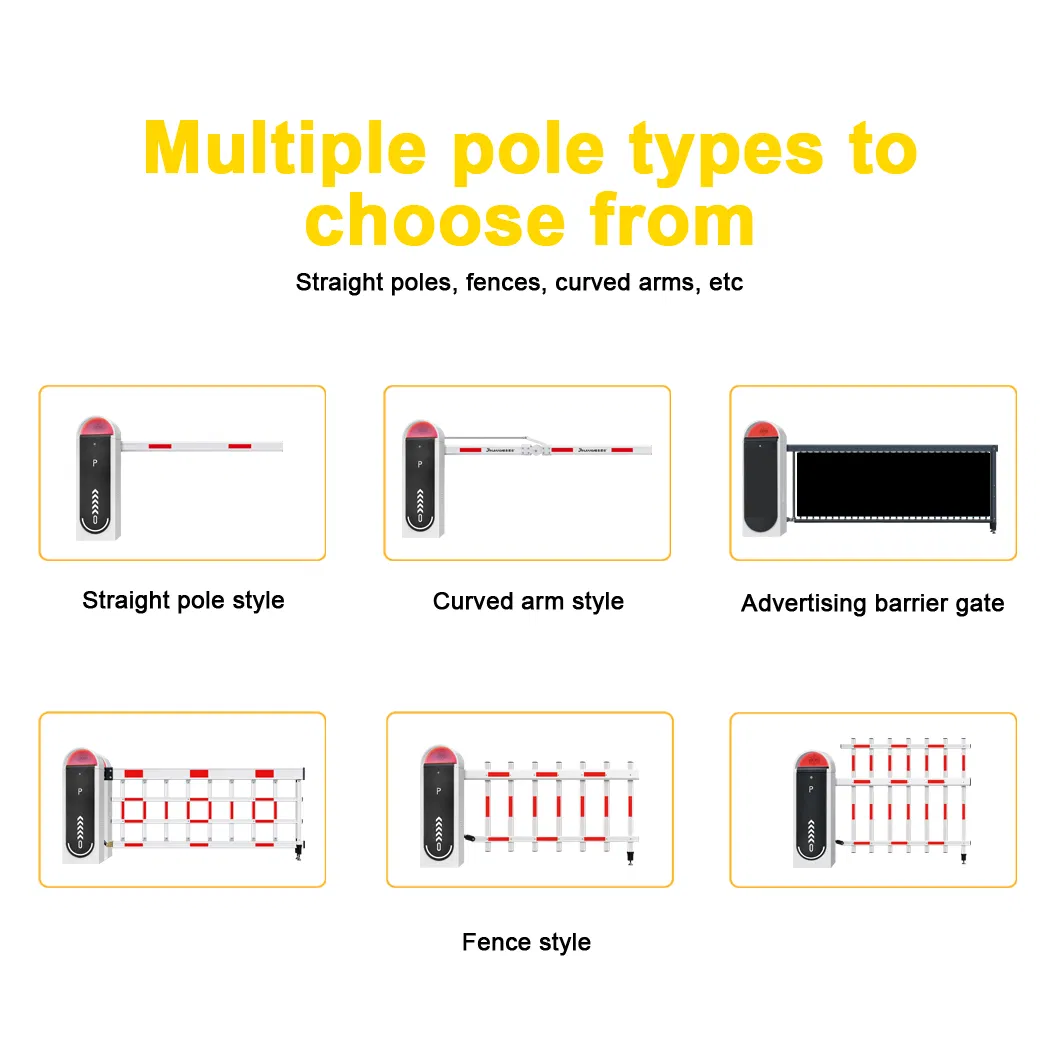Automatic Smart Parking Lot System Gate Arm Office Building Factory Security Access Control Advertising Barrier Gate