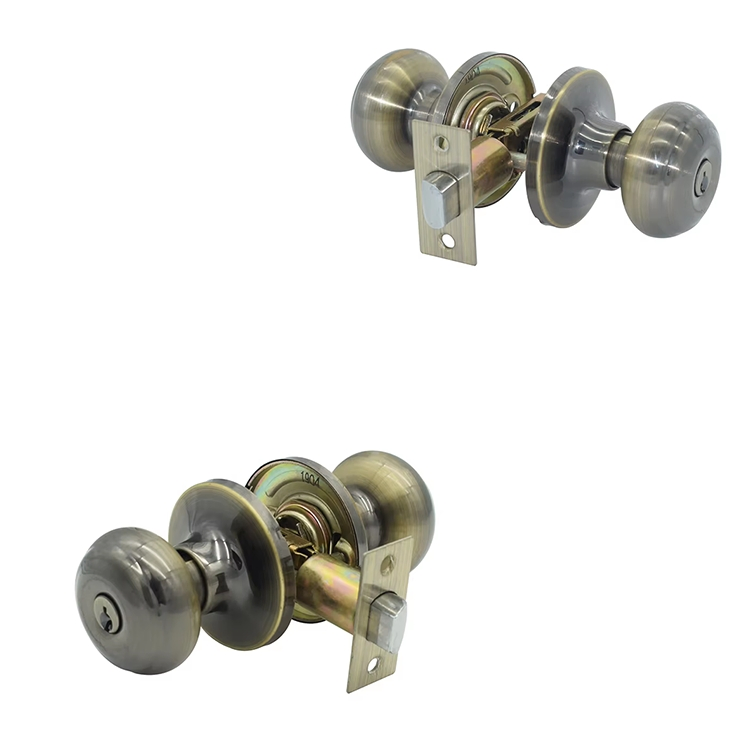 Tubular Cylindrical Heavy Duty Stainless Steel Door Knob Lock