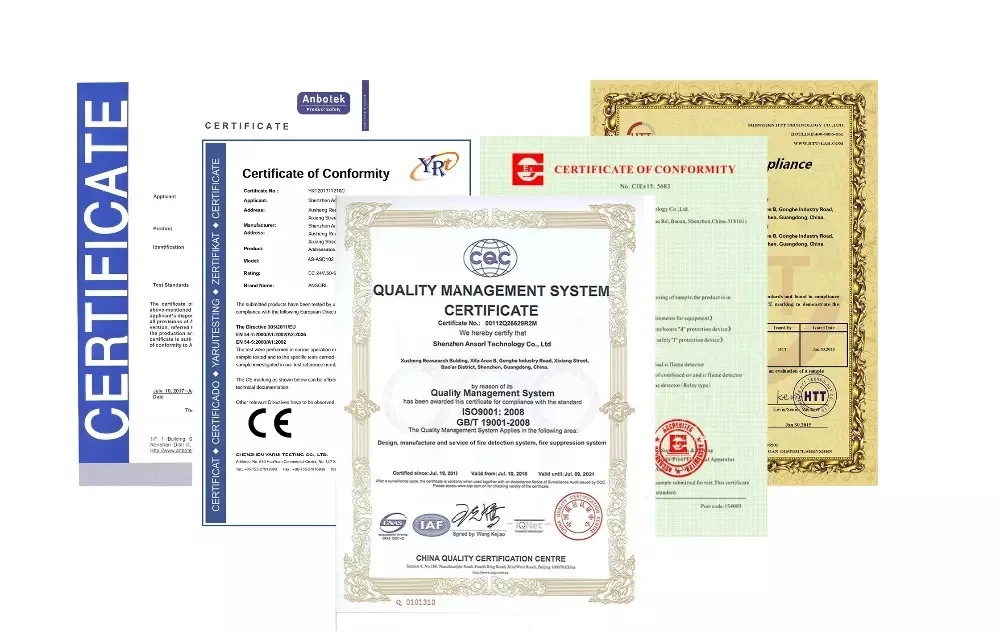 Certificates
