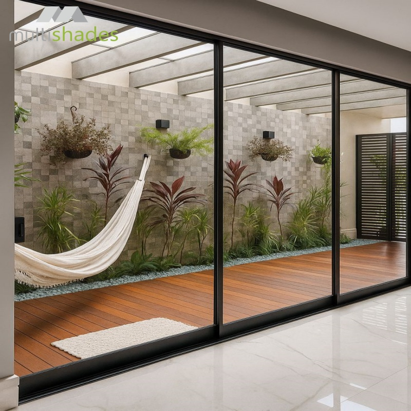 Secure Building Material Door High-Performance Security Door Sliding Door Stylish Aluminium Sliding Door Featuring Easy Smart Opening System