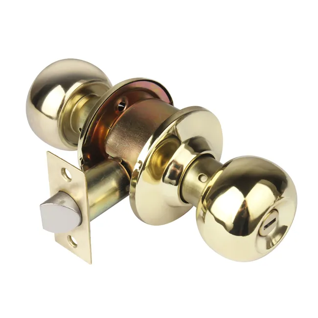 Round Cylindrical Knob Door Lock 2
