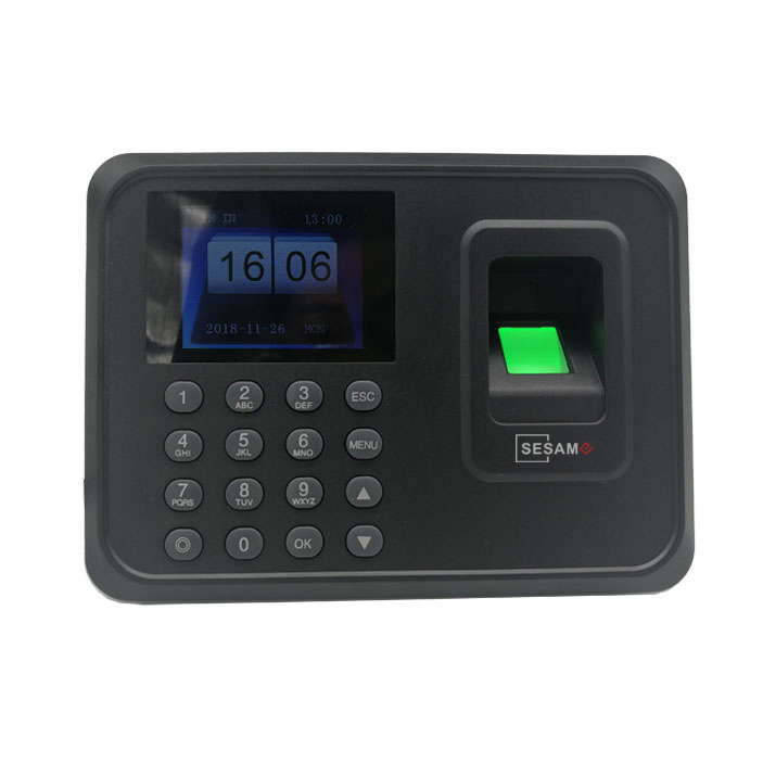 Colorscreen Display Biometric Fingerprint Time Attendance and Door Access Control System with 1, 000 Users 100, 000 Records
