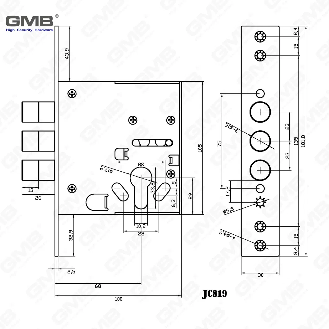 Heavy Duty Lock Body