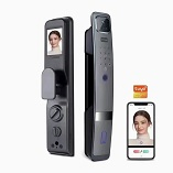 WiFi Tuya APP Camera Monitor Screen Mobile NFC Remote Control Fingerprint Door Lock