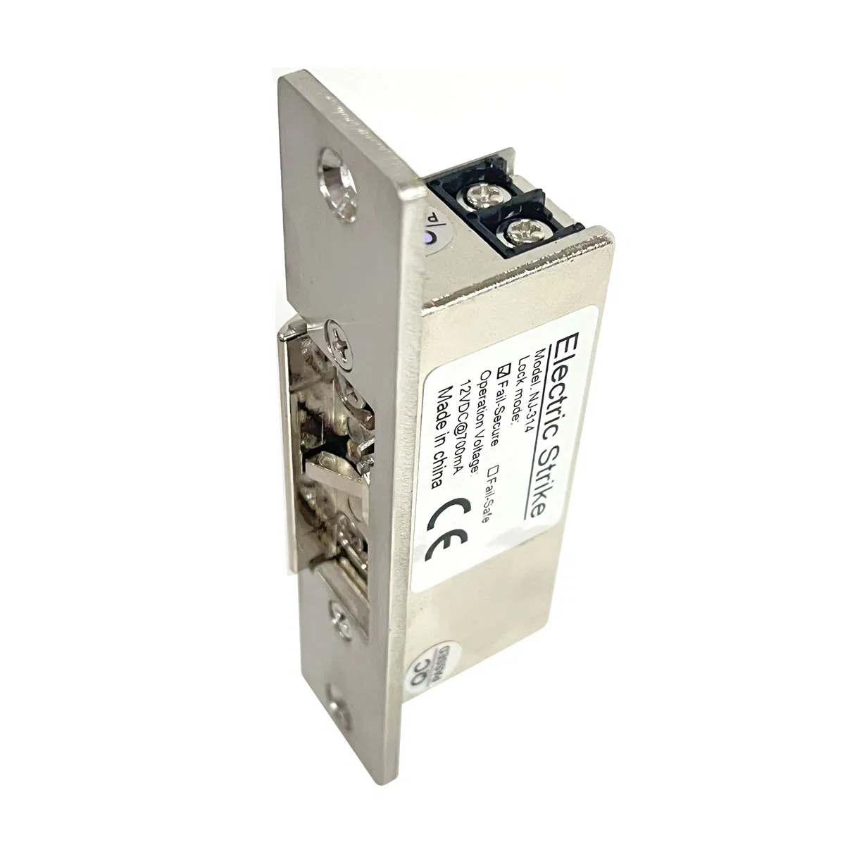 Ten-Year Lifespan Adjustable Lock-Tongue Security European 12V Electronic Lock Strike Door Lock