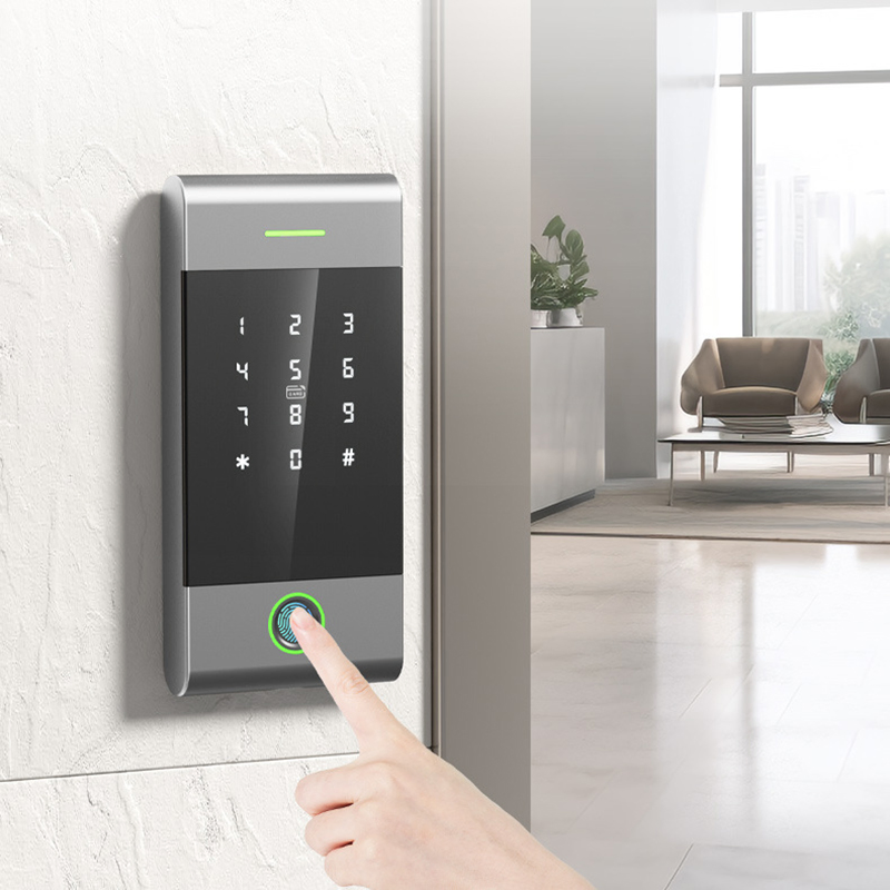 High Security Competitive Price Automatic Home Cellphone Electronic Locks Remote Control Biometric Fingerprint Password Smart Door Lock