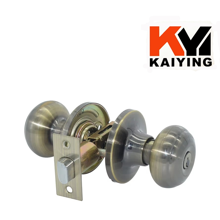 Round Interior Stainless Steel Heavy Duty Deadbolt Knob Door Lock