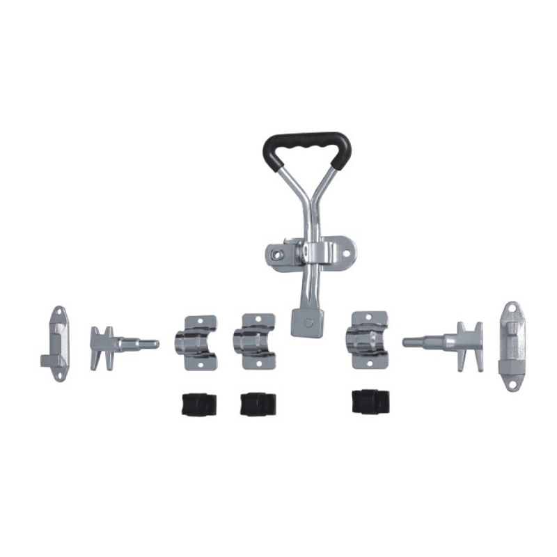 Auto Accessory Industrial Strength Trailer Door Lock System Featuring Rust Proof Construction and Enhanced Durability