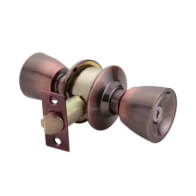 Stainless Steel High Security Entrance Function Door Cylindrical Handle Knob Key Lock