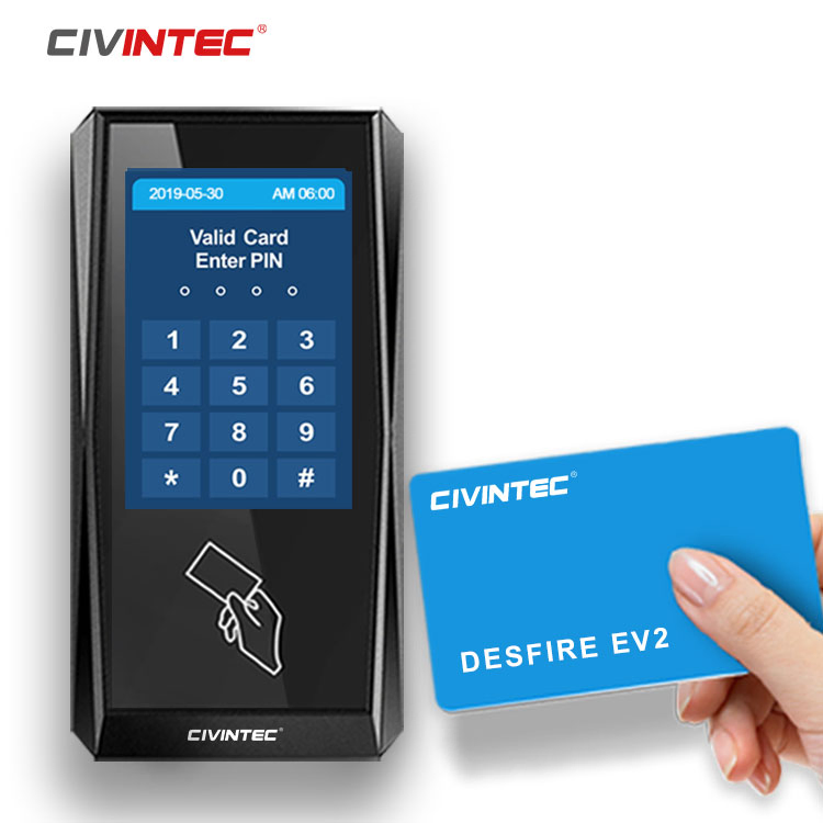 3.5" Linux IP Proximity RFID NFC Smart Card Reader for Multi Room Access Control System with Sdk Software Customizable