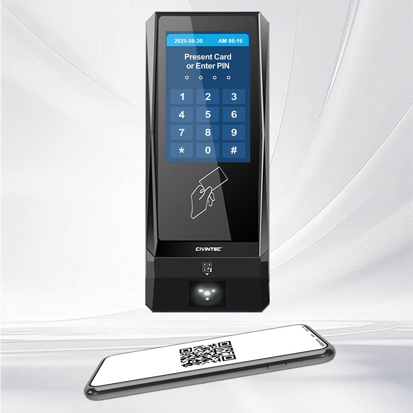 Cloud Gym Entry Door Gate Access Control System WiFi with Barcode Scanners RFID Access Control Keypad Reader