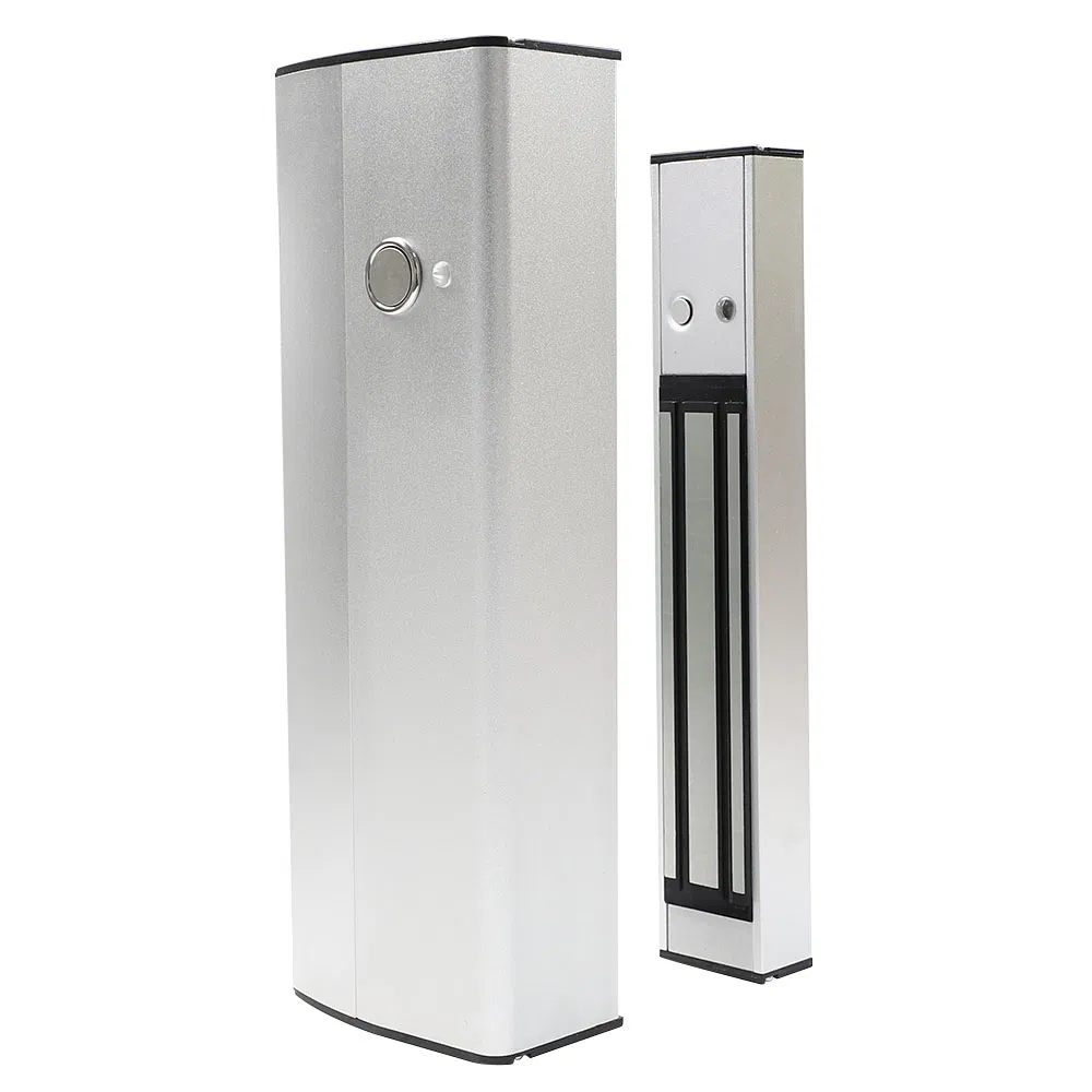 Built-in Door Open Push Button Power to Lock Door Handle Magnetic Stripe Door Lock