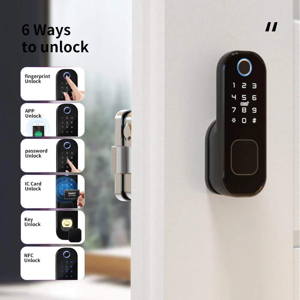 Leading Enterprises Fingerprint Recognition Digital Combination Door Lock
