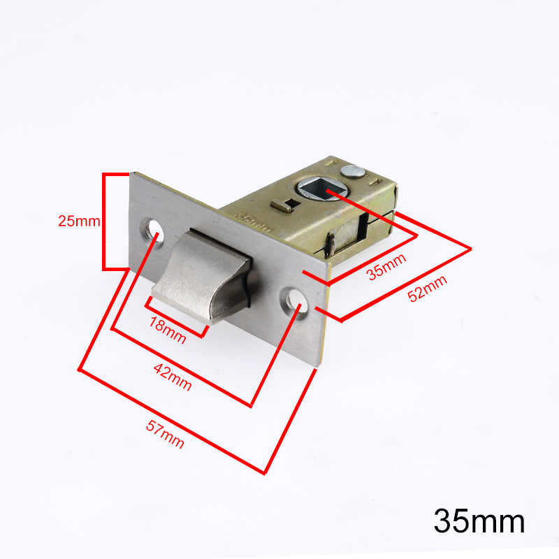Door Lock Internal Automatic Reset Door Magnetic Mortise 35mm Latch Lock