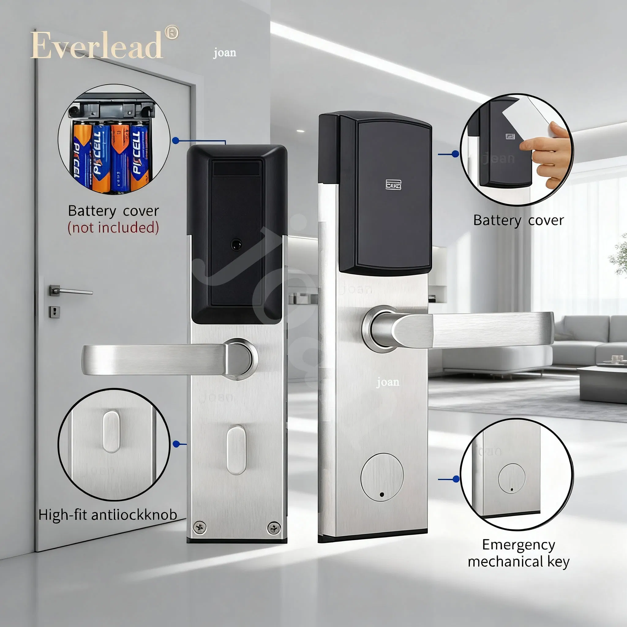 APP Magnetic Smart Hotel Door Lock System for Hotel Management