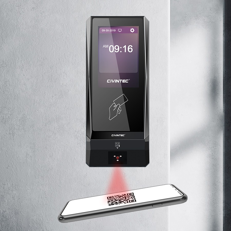 CT9 Waterproof Linux Based WiFi Qr Code Wireless Blue-Tooth Smart Door Lock Access Control System with Sdk