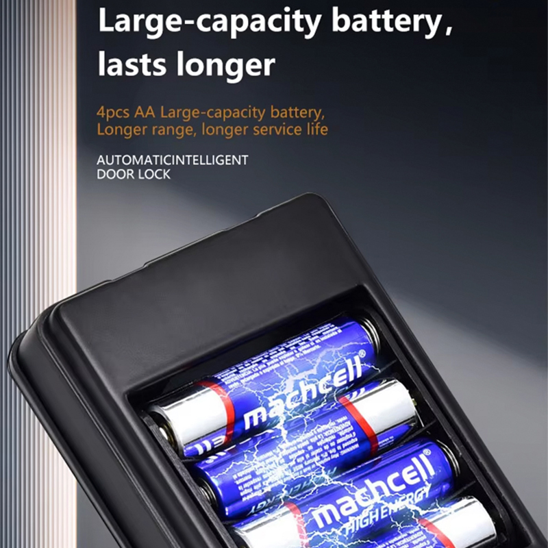 High Security Electronic Lock Fingerprint Password Card Key Unlock Smart Door Lock for Home Hotel Villa