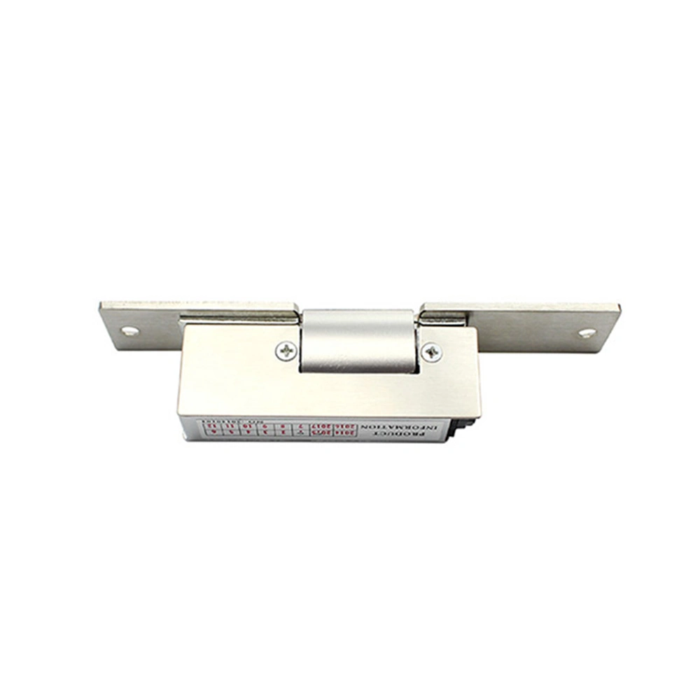 Fail-Secure / Fail-Safe 12VDC Stainless Steel Narrow Mouth Standard -Type Glass Door Electric Strike Lock for Wooden Aluminum Glass Fireproof Metal Door