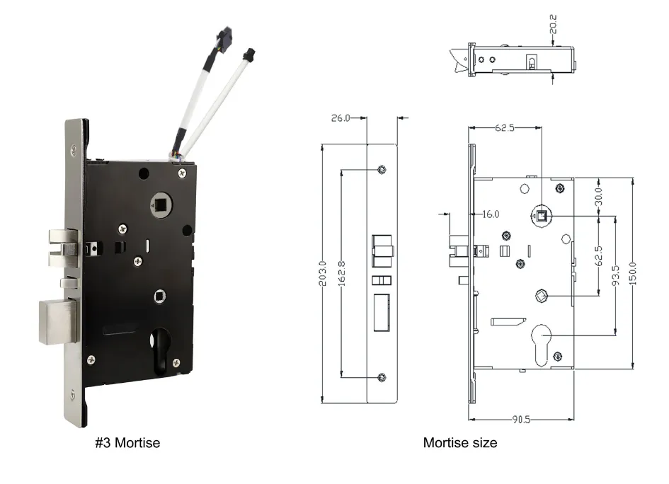 Lock Dimensions
