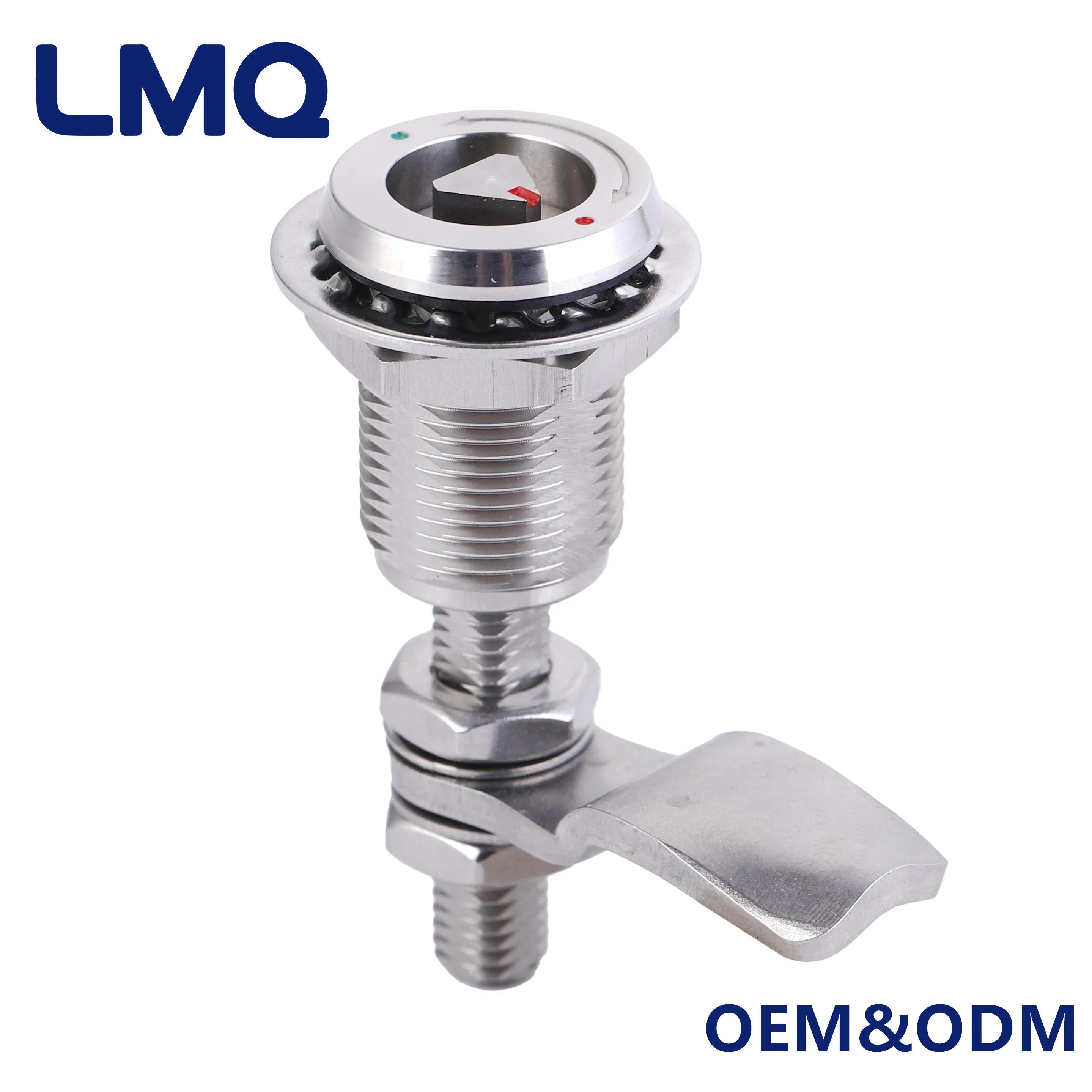 High Security Industrial Safe Electronic Cylinder T-Handle Compression Latch Cabinet Door Quarter Turn Cam Lock with Key for Electrical Cabinet/Enclosure