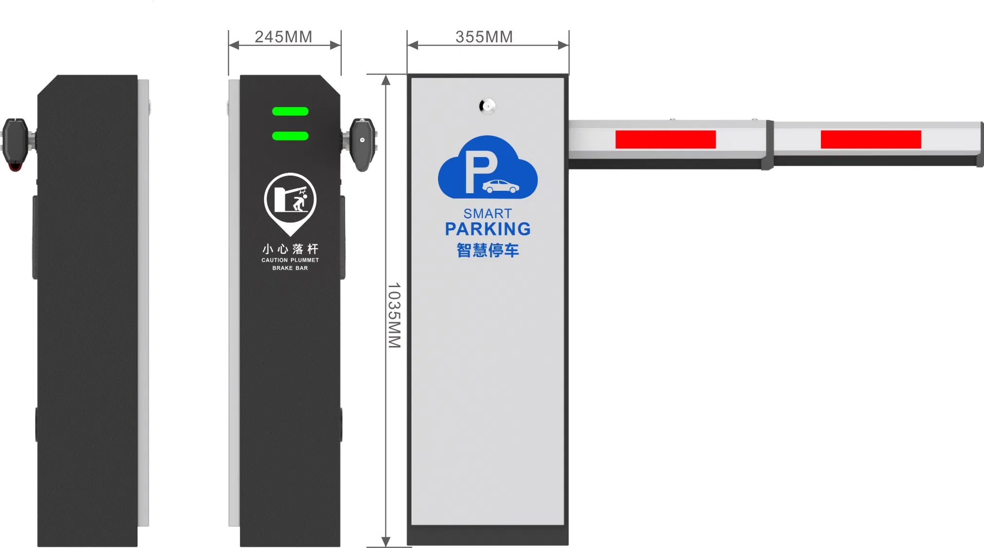 Ankuai Hot Selling Intelligent Carpark System for Office Building